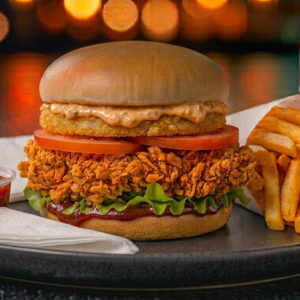 Spicy BBQ Stack Combo with Drink