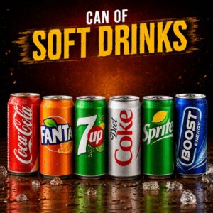 CAN OF SOFT DRINKS
